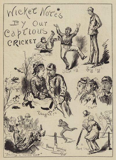 Wicket Notes door Onze Kritische Cricket door Harry Furniss